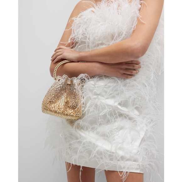 Jimmy Choo Bon Bon Gold & Silver Crystal Shoulder Bag - Picture 5 of 16